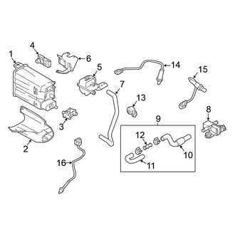Nissan OE - Emission System - Emission Components