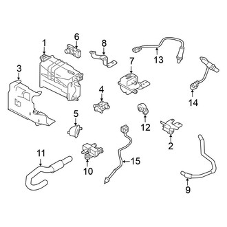 Nissan OE - Emission System - Emission Components
