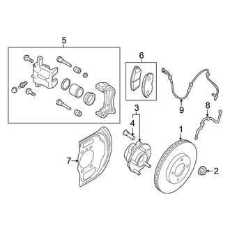 Nissan OE - Front Suspension - Brake Components