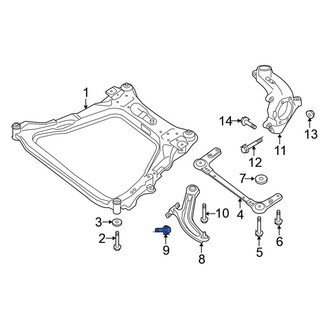 Nissan OE - Front Suspension Control Arm Bolt