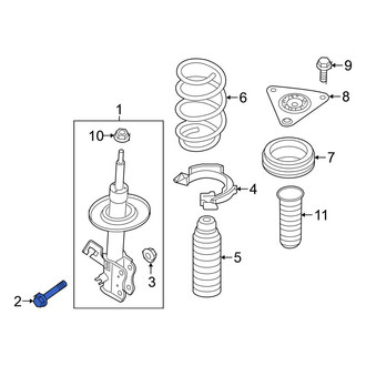 Nissan OE - Upper Steering Knuckle Bolt