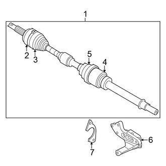 Nissan OE - Front Suspension - Drive Axles