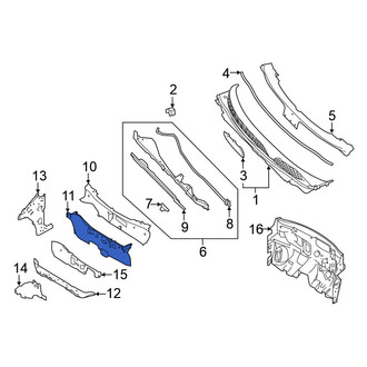 Nissan OE - Front Lower Firewall