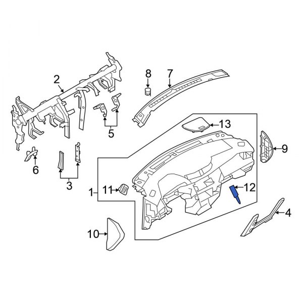 Glove Box Support