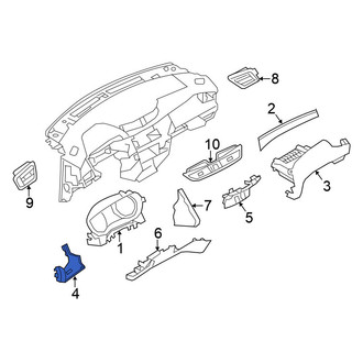 Nissan OE - Left Upper Instrument Panel Cover
