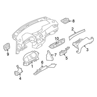 Nissan OE - Instrument Panel Components