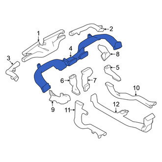 Nissan OE - Center Instrument Panel Air Duct