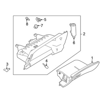 Nissan OE - Instrument Panel - Glove Box