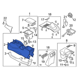 Nissan OE - Center Center Console