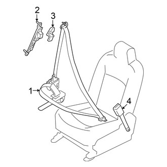 Nissan OE - Restraint Systems - Front Seat Belts