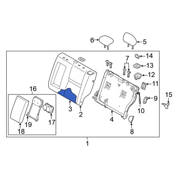 Seat Back Cushion