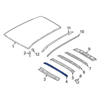 Nissan OE - Front Roof Bow