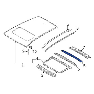 Nissan OE - Rear Roof Bow