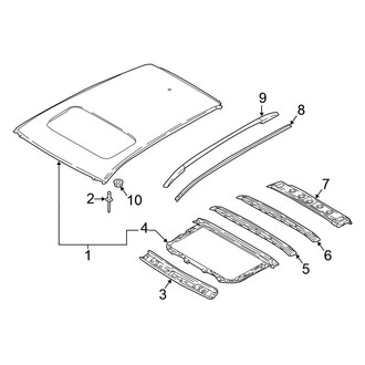 Nissan OE - Roof & Components (With Sunroof)