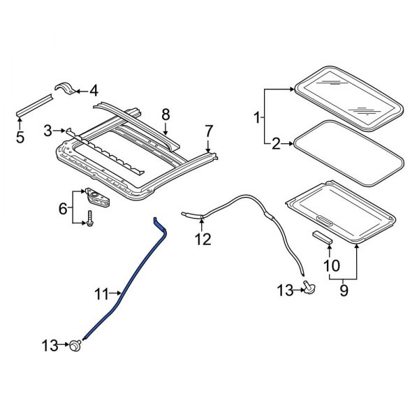 Sunroof Drain Hose