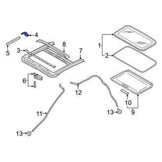 Nissan OE - Left Sunroof Frame Bracket