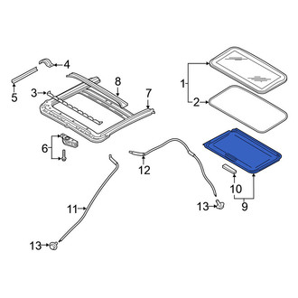 Nissan OE - Sunroof Cover