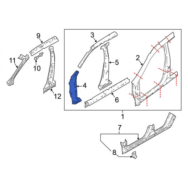 Body A-Pillar Reinforcement