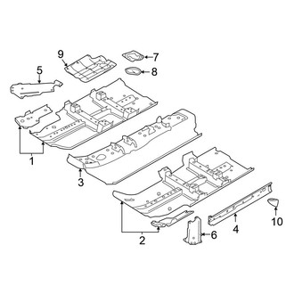Nissan OE - Pillars, Rocker & Floor - Exterior Trim