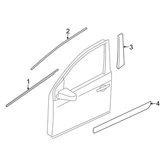 Nissan OE - Front Door - Exterior Trim