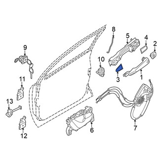 Nissan OE - Front Exterior Door Handle Gasket