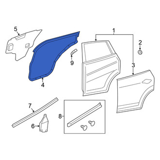 Nissan OE - Rear Left Outer Door Seal