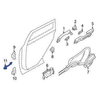 Nissan OE - Rear Door Check