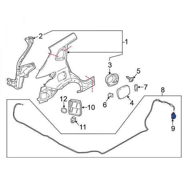 Fuel Door Latch