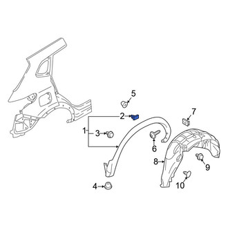 Nissan OE - Wheel Arch Molding Clip
