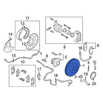 Nissan OE - Rear Disc Brake Rotor