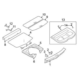 Nissan OE - Rear Body & Floor - Interior Trim