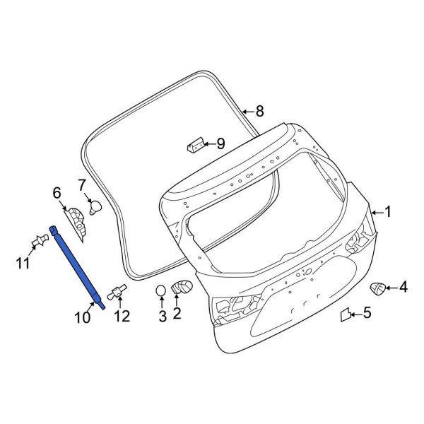 Liftgate Lift Support