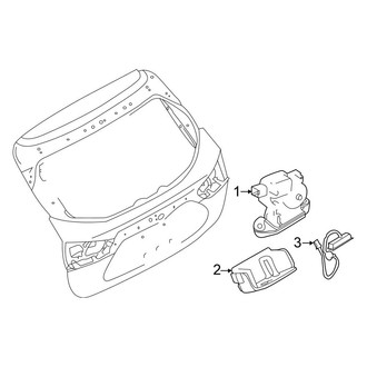 Nissan OE - Lift Gate - Lock & Hardware