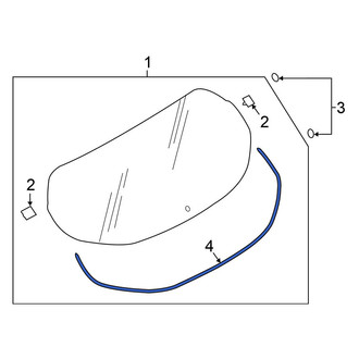 Nissan OE - Rear Liftgate Reveal Molding