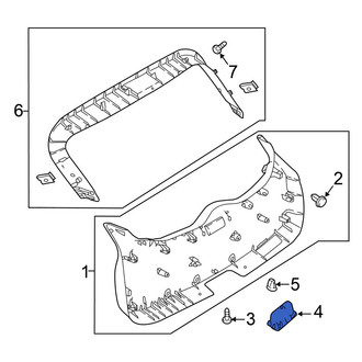 Nissan OE - Rear Liftgate Pull Handle