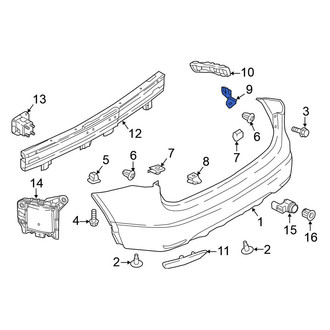 Nissan OE - Rear Left Bumper Guide
