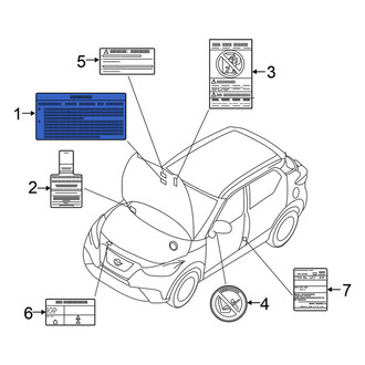 Nissan OE - Emission Label