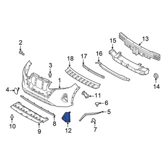 Nissan OE - Front Left Fog Light Cover