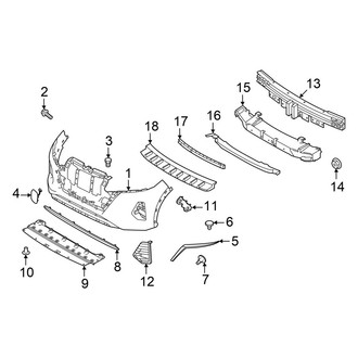 Nissan OE - Front Bumper & Grille - Bumper & Components