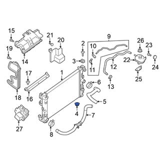 Nissan OE - Lower Radiator Insulator