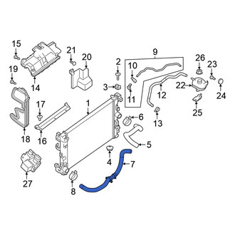 Nissan OE - Lower Radiator Coolant Hose