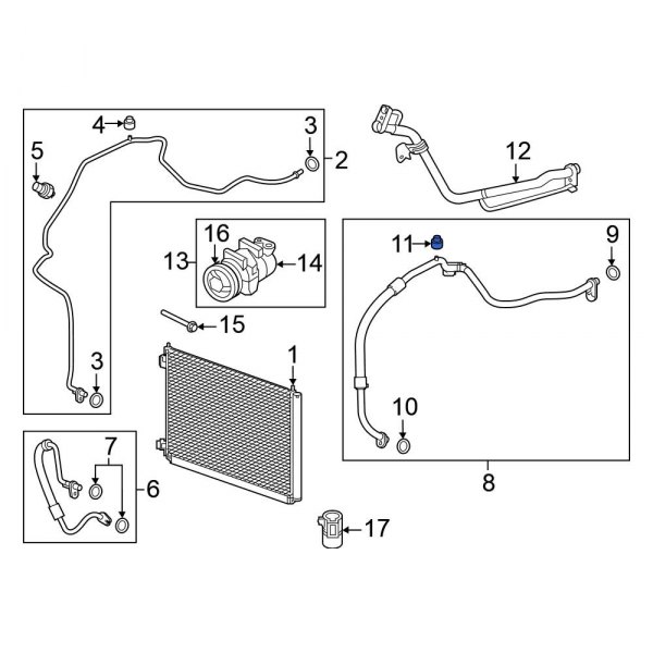 A/C Service Valve Cap