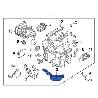 Nissan OE - HVAC Heater Core
