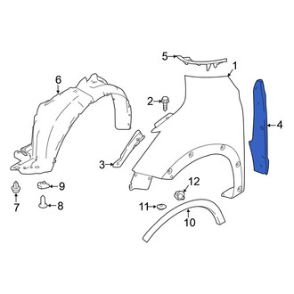 Nissan OE - Front Left Fender Seal