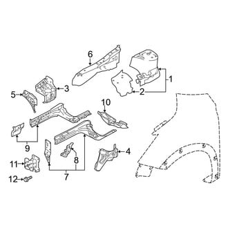 Nissan OE - Fender - Structural Components & Rails