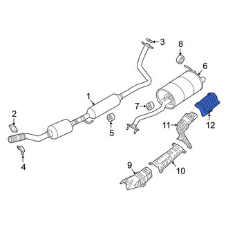 Nissan OE - Rear Floor Pan Heat Shield