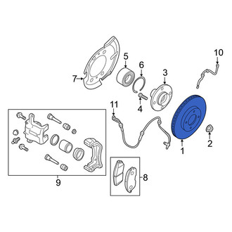 Nissan OE - Front Disc Brake Rotor