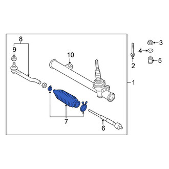 Nissan OE - Rack and Pinion Bellows