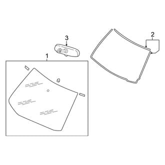 Nissan OE - Windshield - Glass