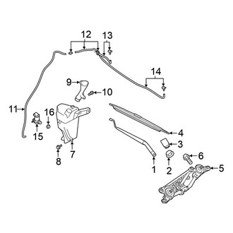 Nissan OE - Windshield - Wiper & Washer Components